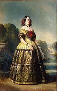 Franz Xaver Winterhalter Maria Luisa de Borbon oil painting